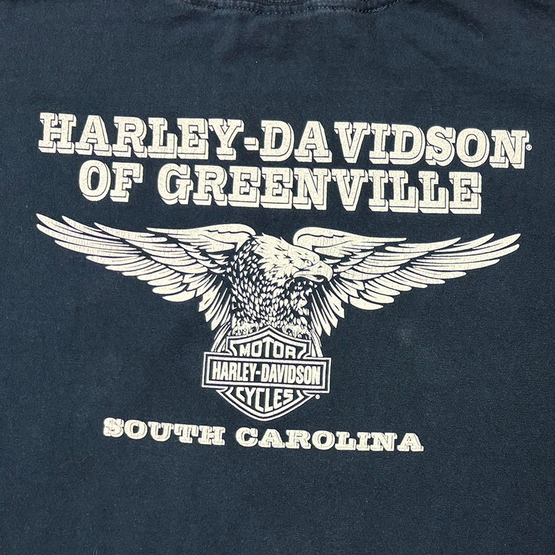 Harley-Davidson ϡ졼ӥåɥSHORT SLEEVE POCKET T-SHIRTS 硼ȥ꡼ ݥåTġcol:NAVYsize:2XLCOTTON100%USED 桼ɡۡšۡŹ޻Բġ