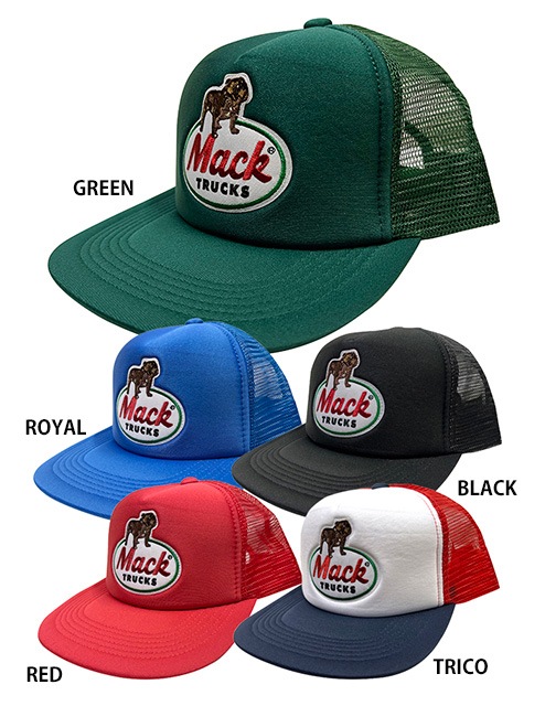 Mack TRUCKS���ޥå����ȥ�å�����MESH CAP����å��� ����åס�5��(GREEN/ROYAL/BLACK/RED/TRICO)��˹��