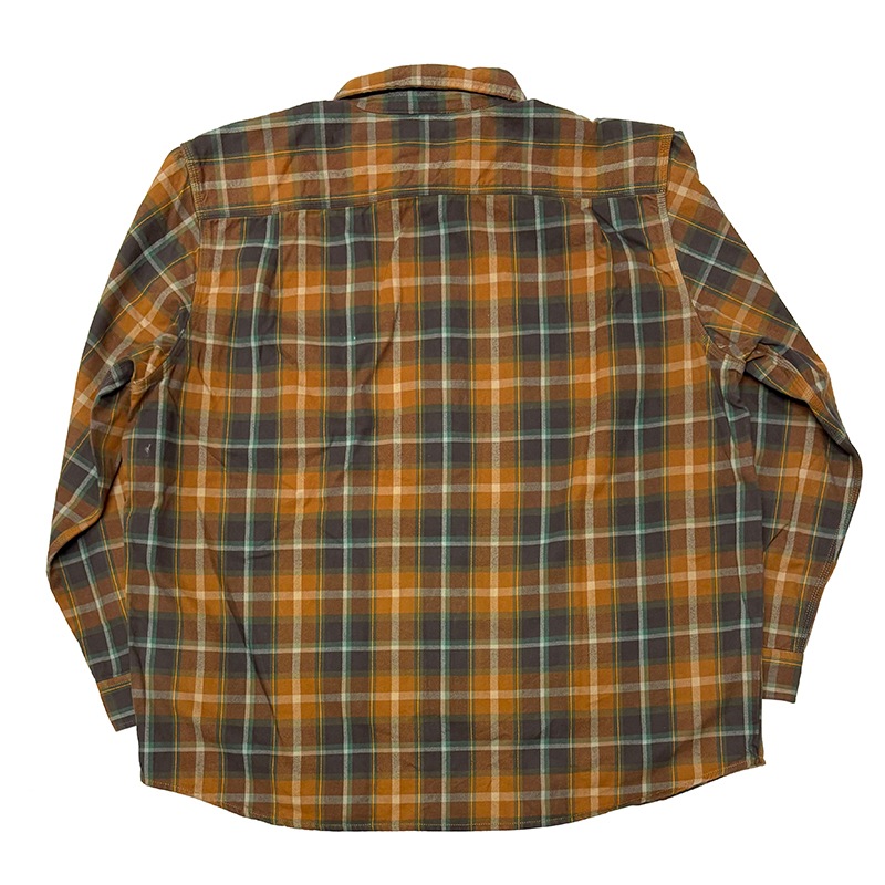 ��̤�����ʡ� Carhartt �����ϡ��ȡ�WORK SHIRTS �������ġ������å�����col.ORANGE��size:2XL��COTTON100%��LOOSE FIT �롼���ե��åȡ��ͥ륷��ġ���šۡ�Ź�޻����Բġ�