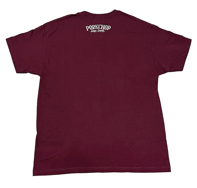 PORKCHOP GARAGE SUPPLY �ݡ�������å� ���졼�����ץ饤��PORK FRONT TEE 25���ݡ����ե���� T����ġ�Ⱦµ��5��(BURGUNDY/BLACK/WHITE/ASH/NAVY)��2025SS