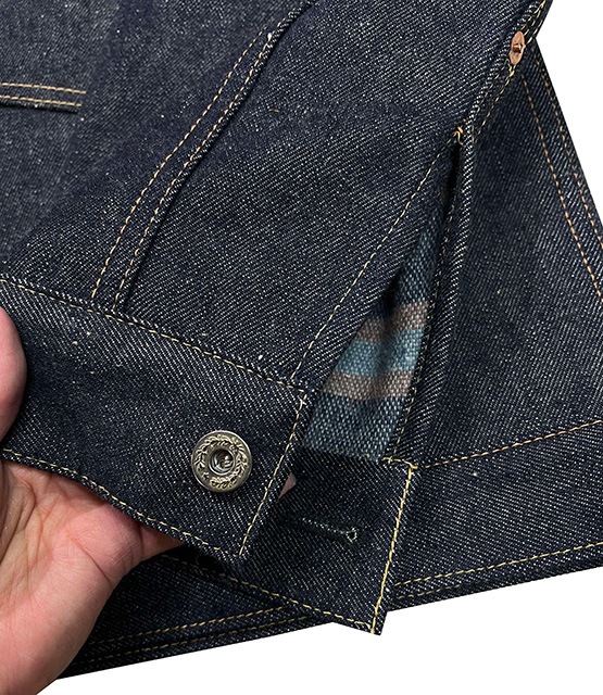 WAREHOUSE���������ϥ��� DSB-S2001XX(2000XX) WITH BLANKET�� DENIM JACKET��NON WASH����������󡡥֥�󥱥å��դ����ǥ˥ॸ�㥱�åȡ�̤�����������ǥ�