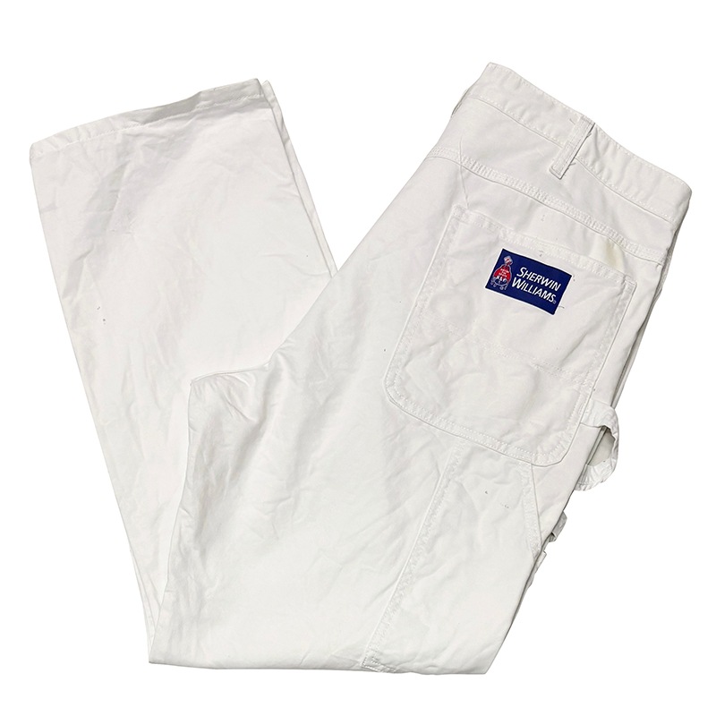 Dickies �ǥ��å�������Duck Carpenter Pants ���å� �����ڥ󥿡��ѥ�ġ��ڥ����ӡ�col.WHITE��size:W38��L32ɽ�����ڥ��󥿡��ѥ�ġ��ڥ󥭥ڥ���� ��USED �桼���ɡۡ���šۡ�Ź�޻����Բġ�