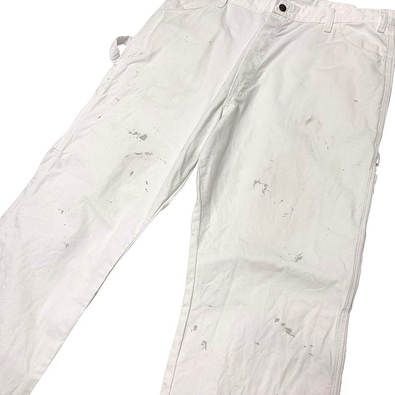 Dickies �ǥ��å�������Duck Carpenter Pants ���å� �����ڥ󥿡��ѥ�ġ��ڥ����ӡ�col.WHITE��size:W38��L32ɽ�����ڥ��󥿡��ѥ�ġ��ڥ󥭥ڥ���� ��USED �桼���ɡۡ���šۡ�Ź�޻����Բġ�