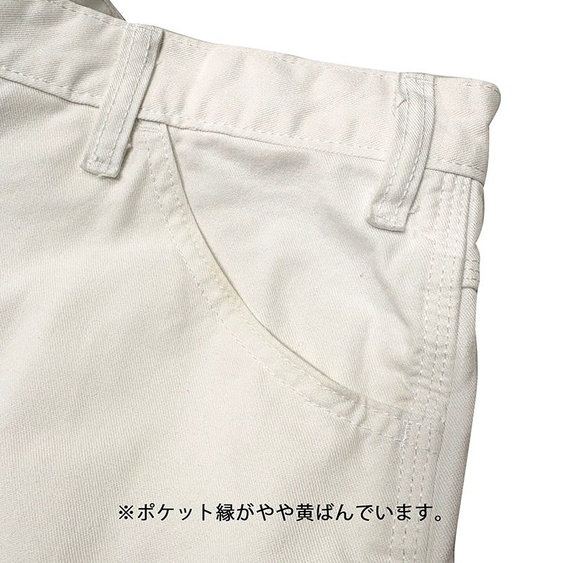 Dickies �ǥ��å�������Duck Carpenter Pants ���å� �����ڥ󥿡��ѥ�ġ��ڥ����ӡ�col.WHITE��size:W38��L32ɽ�����ڥ��󥿡��ѥ�ġ��ڥ󥭥ڥ���� ��USED �桼���ɡۡ���šۡ�Ź�޻����Բġ�