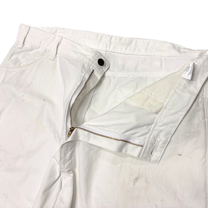Dickies �ǥ��å�������Duck Carpenter Pants ���å� �����ڥ󥿡��ѥ�ġ��ڥ����ӡ�col.WHITE��size:W38��L32ɽ�����ڥ��󥿡��ѥ�ġ��ڥ󥭥ڥ���� ��USED �桼���ɡۡ���šۡ�Ź�޻����Բġ�