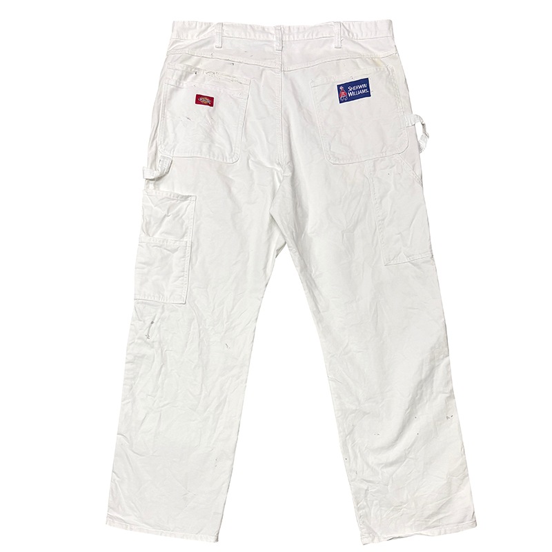Dickies �ǥ��å�������Duck Carpenter Pants ���å� �����ڥ󥿡��ѥ�ġ��ڥ����ӡ�col.WHITE��size:W38��L32ɽ�����ڥ��󥿡��ѥ�ġ��ڥ󥭥ڥ���� ��USED �桼���ɡۡ���šۡ�Ź�޻����Բġ�