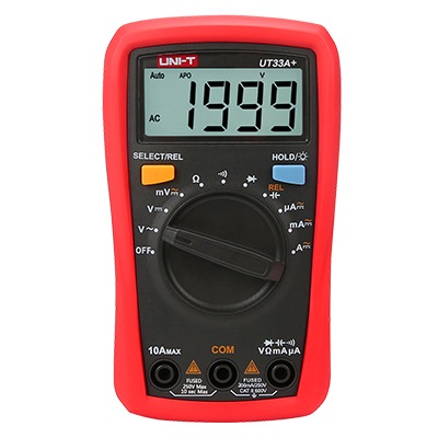 UTI パームサイズマルチメーターAC/DC 10A UT33A+ | 電気計