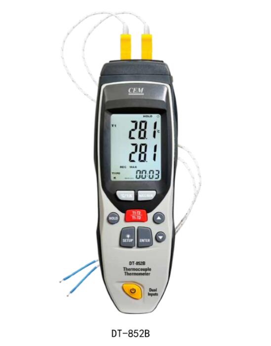 CEM タイプ K/タイプ J 接触式温度計 DT-852B | 温湿度計,温湿度計本体