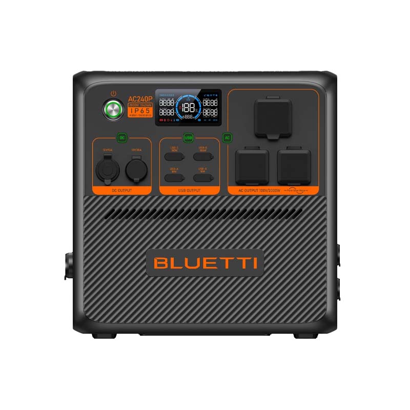BLUETTI 大容量ポータブル電源 AC240P｜防水防塵モデル 1843Wh 2000W|ポータブル電源|家電・AV機器・カメラ