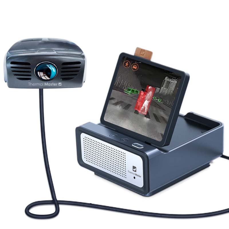 ThermalMaster 自動車用夜間衝突防止サーマルカメラ NV300（ブラック