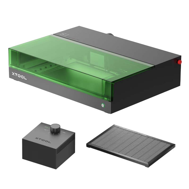 XTOOL ̩�ķ��졼����Ħ�ﵡ S1 20W Basic�ǡʥ֥�å��ˡ�����+������������+�ϥ˥���ѥͥ��