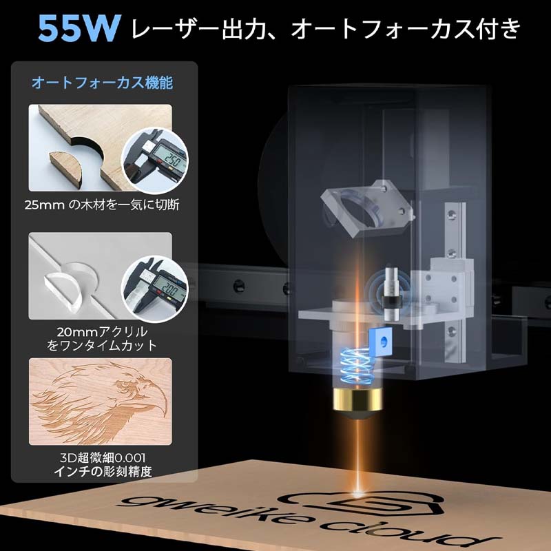 GWEIKE CLOUD CO2졼åĦﵡ Pro 55Wʥۥ磻ȡ˥꡼դ