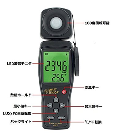 SMART SENSOR ǥٷ LUX FC ñž AS813