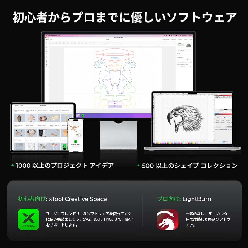 XTOOL �����ѥ���եȥ졼����Ħ�ﵡ S1 10W�ʥۥ磻�ȡˡ����ΤΤߡ�