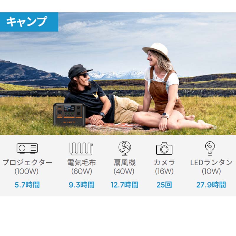 BLUETTI ݡ֥Ÿ AC70Pɺҿ侩 864Wh 1000W