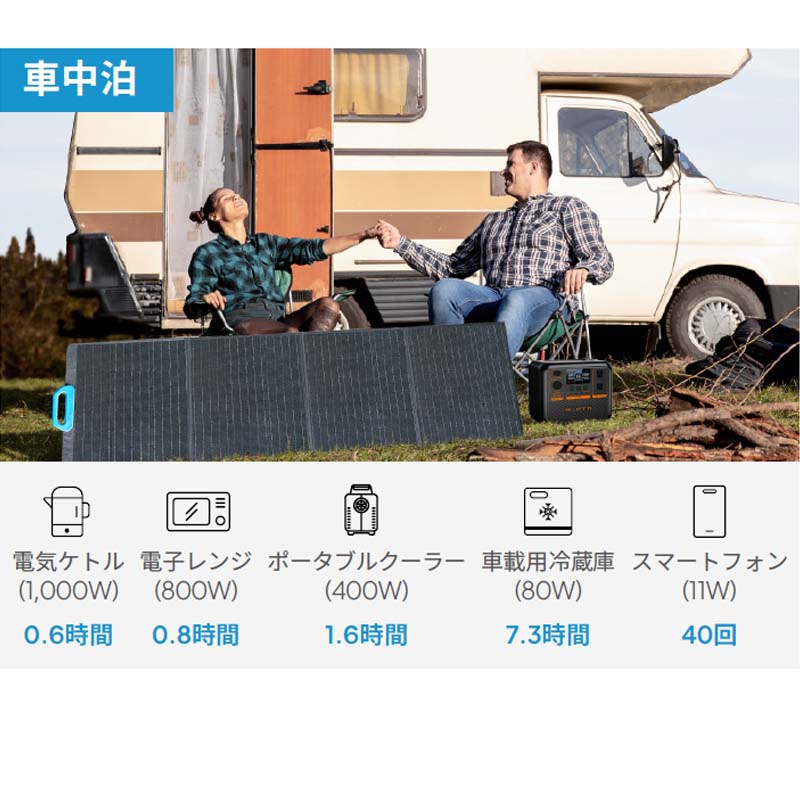 BLUETTI ݡ֥Ÿ AC70P+顼ѥͥPV120Dɺҿ侩 864Wh 1000W