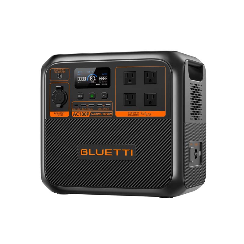 新品未開封BLUETTI AC180 ポータブル電源 1800W 楽天市場】【クーポン利用で66,800円】BLUETTI ポータブル電源