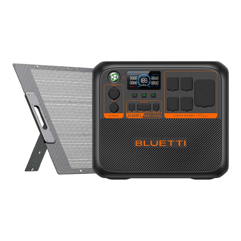 BLUETTI ̥ݡ֥Ÿ AC200PL+顼ѥͥPV200Dɺҿ侩 2304Wh 2000W