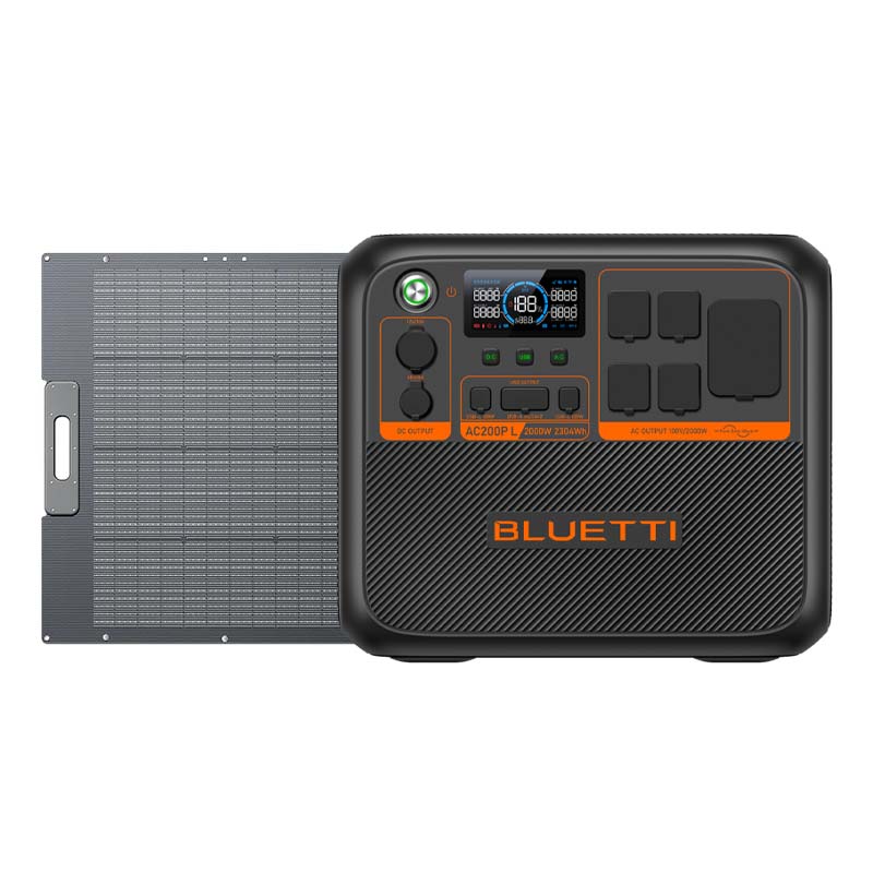 BLUETTI ̥ݡ֥Ÿ AC200PL+顼ѥͥPV350Dɺҿ侩 2304Wh 2000W