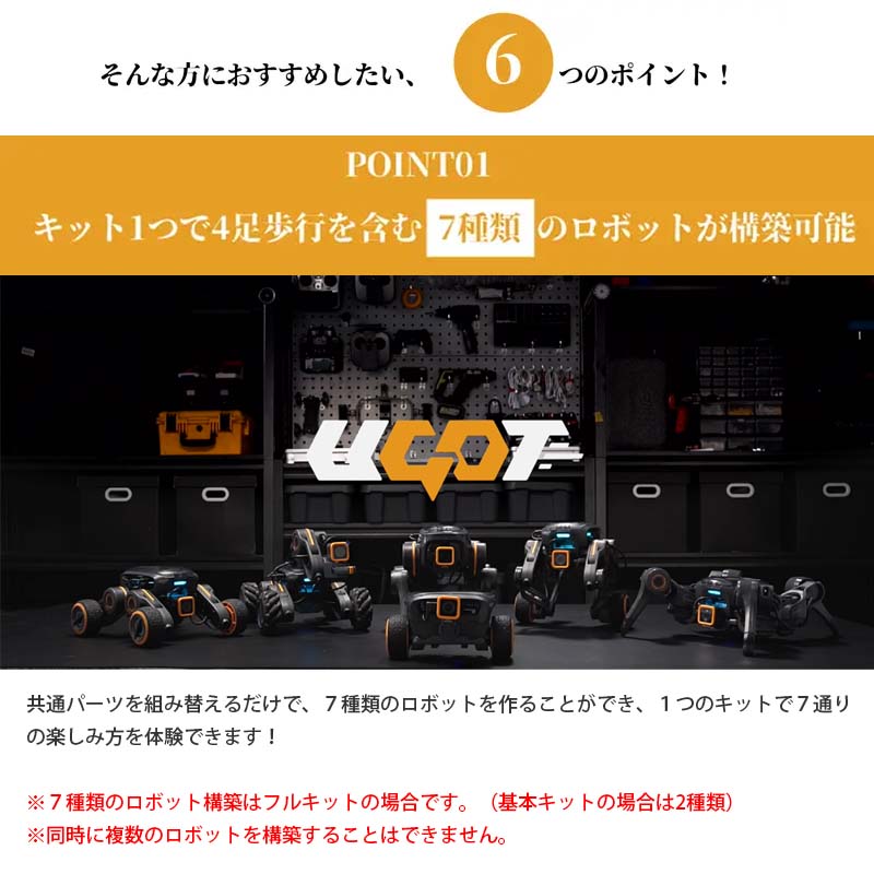 UBTECH �⥸�塼���Ȥ�Ω�ƥ��ܥåȥ��å� UGOT�ʥե륭�åȡ�