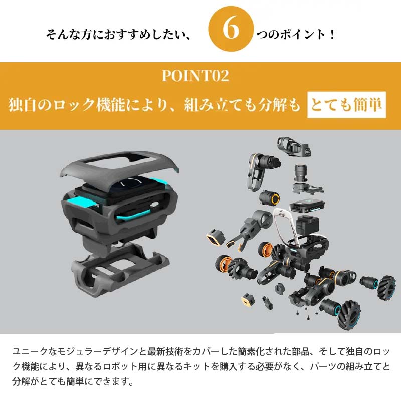 UBTECH �⥸�塼���Ȥ�Ω�ƥ��ܥåȥ��å� UGOT�ʥե륭�åȡ�