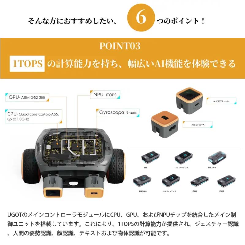 UBTECH �⥸�塼���Ȥ�Ω�ƥ��ܥåȥ��å� UGOT�ʴ��ܥ��åȡ�