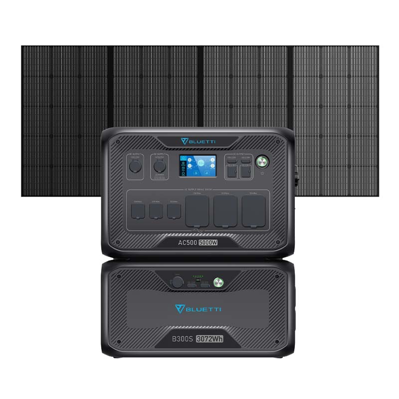 BLUETTI ̥ХååŸ AC500+ĥХåƥ꡼B300S+顼ѥͥPV350Dɺҿ侩 3072Wh 5000W