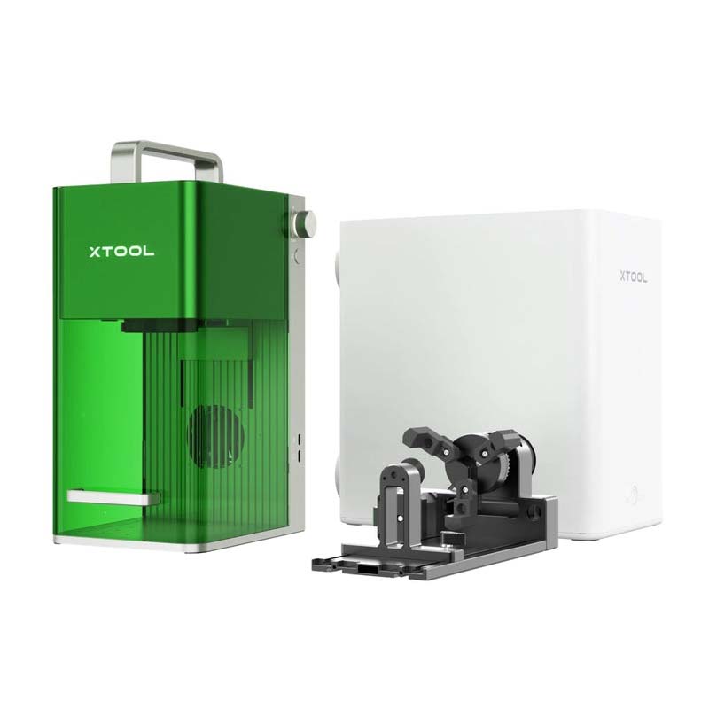 XTOOL ダブルレーザー搭載彫刻機 F1（本体+RA2Pro+デスクトップ煙清浄