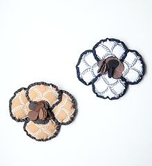 ミナペルホネン正規品　cloud berry ecru ブローチ アクアマリン/ホワイトトパーズ シルバーブローチ兼ペンダント