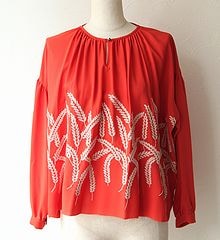 minä perhonen チュニック ブラウス　サラブレッド　ミナペルホネン ミナペルホネン mina perhonen spica スパイカ ブラウス