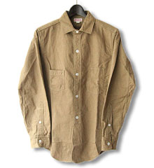 FREEWHEELERS フリーホイーラーズ CONDUCTOR SHIRTS (YELLOW OCHER)