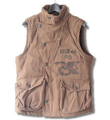 FREEWHEELERS フリーホイーラーズ ウィンター・アヴィエイターズベスト フリーホイーラーズ 【ウインターアビエーターズベスト ニューヨーク