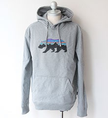 PATAGONIA �ѥ����˥� PULLOVER SWEAT PARKA BEAR LOGO MODEL (GRAY)