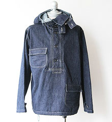 コリンボフード付きデニムパーカーsize M