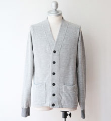COLIMBO コリンボ PULVER COTTON CARDIGAN (GRAY)