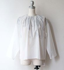 シュチャストニースー　ブラウス スワン 楽天市場】//シュチャストニースー STASTNY SU duet スワン刺繍