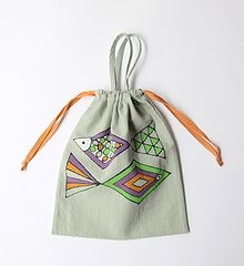 ミナペルホネン⁂ハンドメイド⁂マール巾着bag ミナペルホネン△ハンドメイド△マール巾着 bag - メルカリ