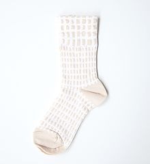 SALE】 mina perhonen ミナペルホネン sora check ソラチェック ソックス