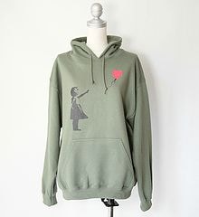8BALL �����ȥܡ��롡BANKSY HOODIE -BALOON GIRL- �ѡ�����