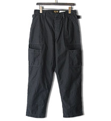 【ほぼ未使用】monkey time　ツイル ボンデージパンツ　L　ブラック KIDILL - ワイド ボンテージ パンツ - WIDE BONDAGE PANTS DRY
