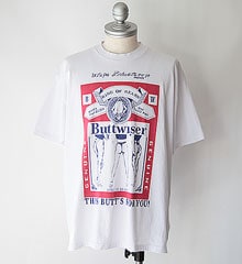 SECRET WORDS ��������å� ��� " BUTTWISER " S/S T-SHIRT (WHITE)
