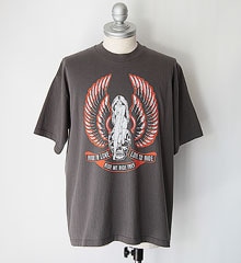 SECRET WORDS ��������å� ��� " SKULL & NUDE " S/S T-SHIRT (FADE BLACK)