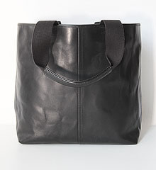 COLIMBO  MARRAKECH LEATHER TOTE BAG SPECIAL (BLACK)