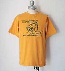 COLIMBO  NORWALK TEE SHIRT S/S " BEAT NAVY " (GOLD)