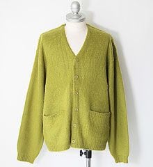 TOWNCRAFT �����󥯥�ե� ACRYLIC CARDIGAN (GREEN)
