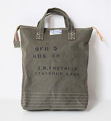 COLIMBO  TROOPER'S CANVAS TOTE - CUSTOM - (OLIVE)