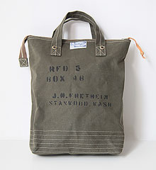 COLIMBO コリンボ TROOPER'S CANVAS TOTE - CUSTOM - (OLIVE)