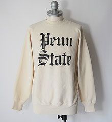SECRET WORDS å  " PENNSYLVANIA " SECRET WEAVE SWEAT SHIRT  (IVORY)