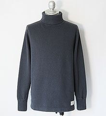 COLIMBO  NEWKIRK TURTLE NECK THERMAL SHIRT (CHACOAL)