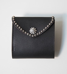 SINGLE CONCHO LEATHER WALLET - CUSTOM -